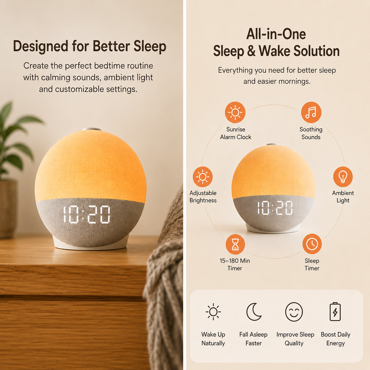Sunrise Alarm Clock & Sleep Aid