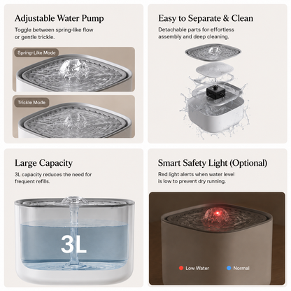 3L Pet Water Fountain