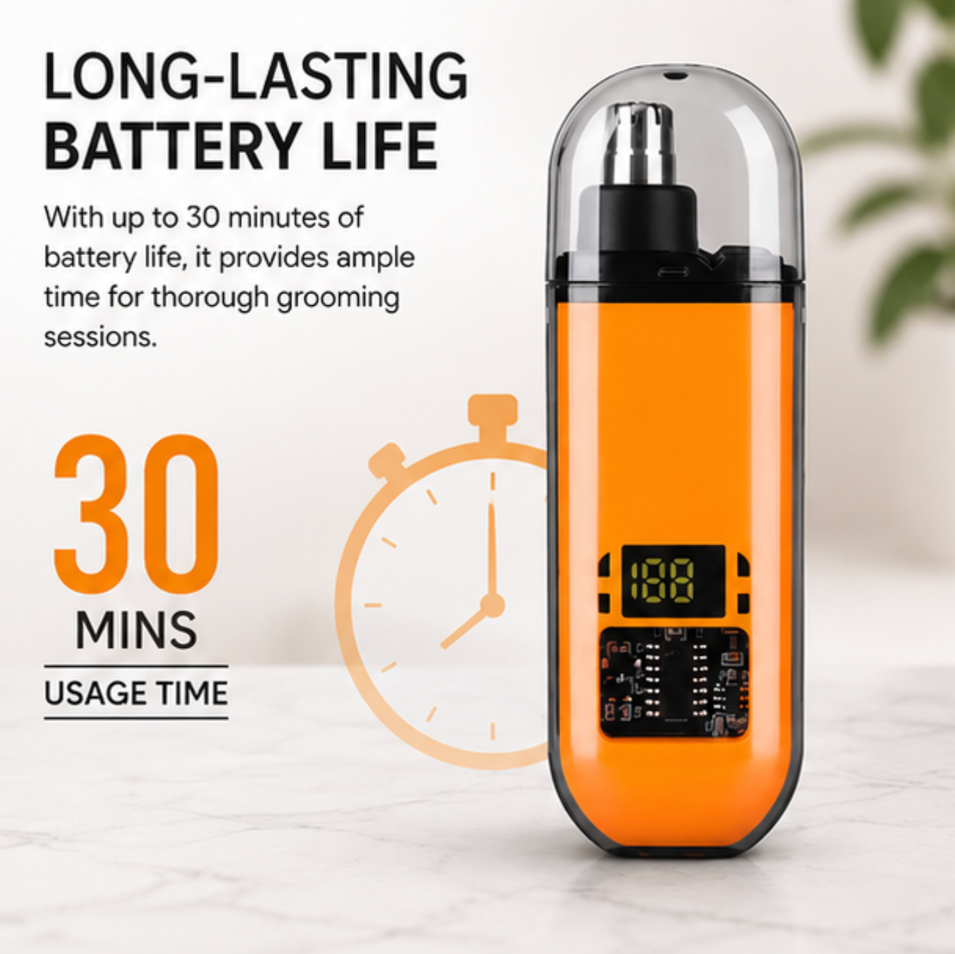 Portable Ear & Nose Hair Trimmer